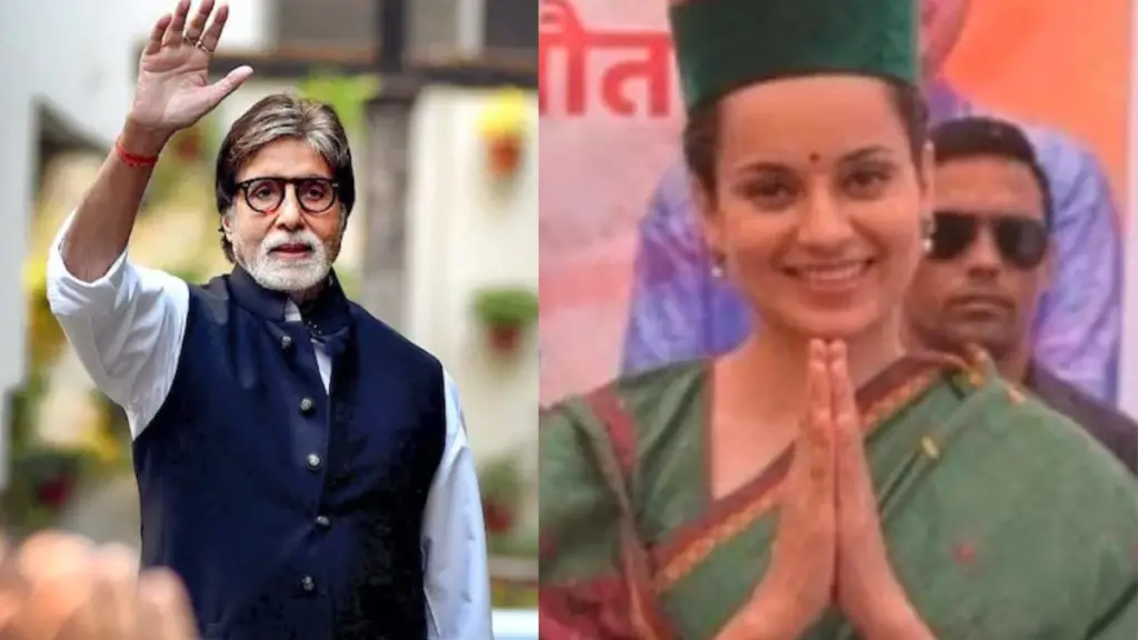 Kangna Ranaut & Amitab Bachan