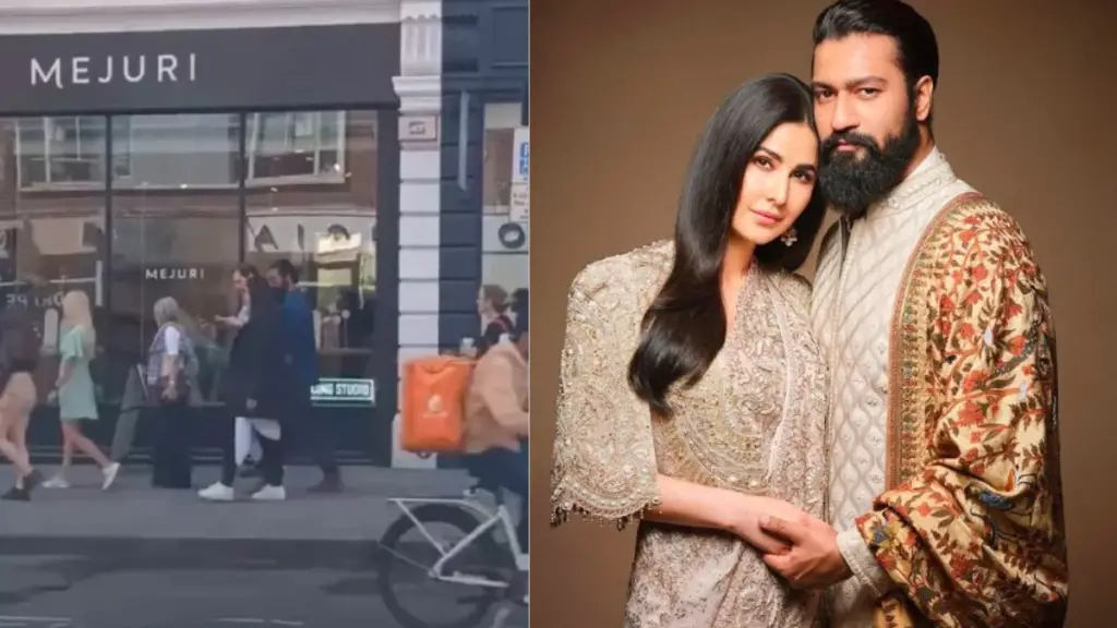 Katrina Kaif with her Husband Vickey Kaushal In London